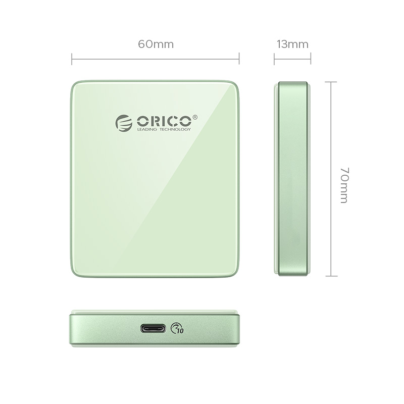 Hộp ổ cứng gắn lưng Điện thoại SSD Orico M.2 NVME - Tốc độ 10Gbps.