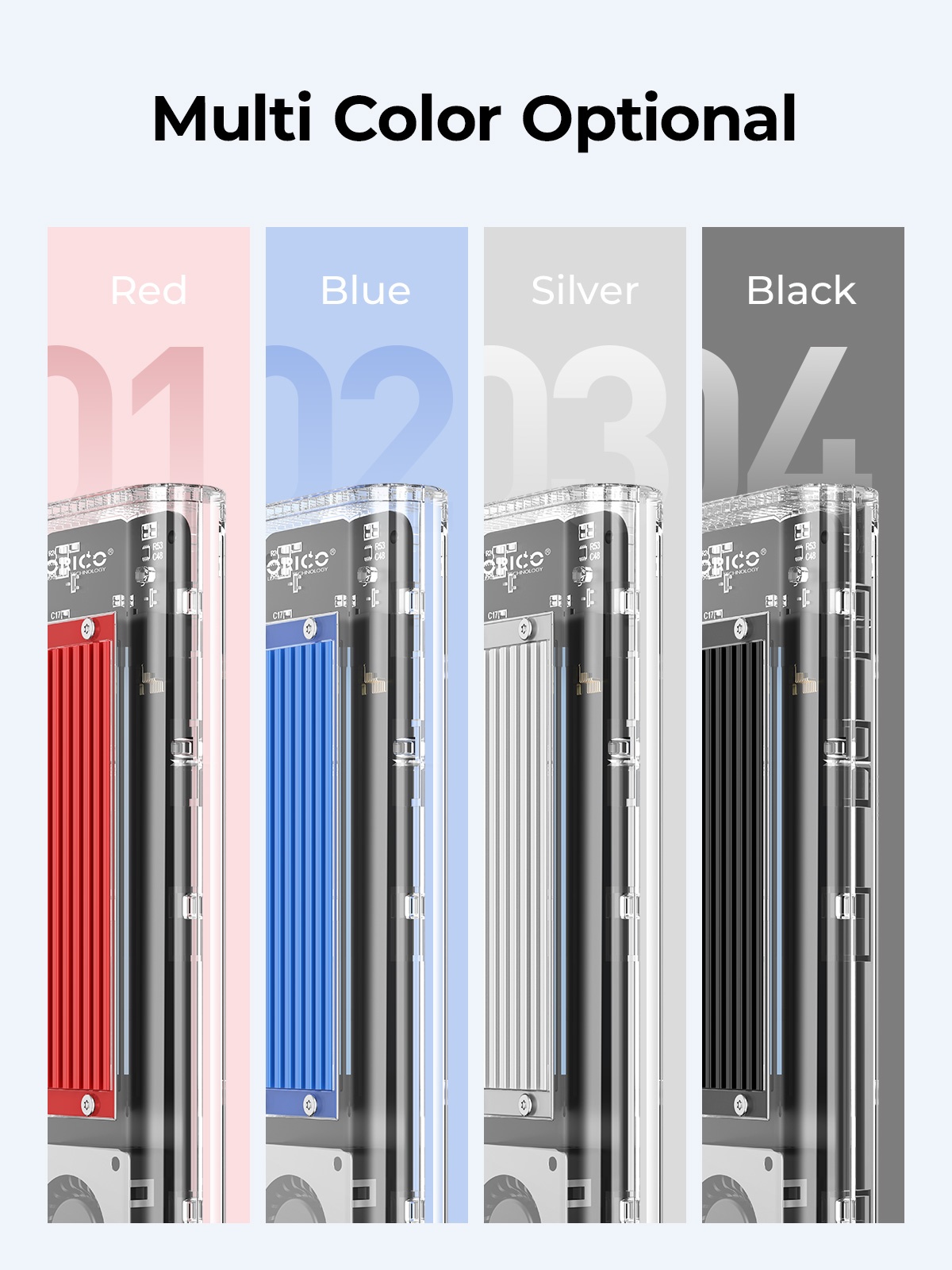 Hộp ổ cứng SSD ORICO M.2 NVME USB4 TypeC - Tốc độ 40Gbps.